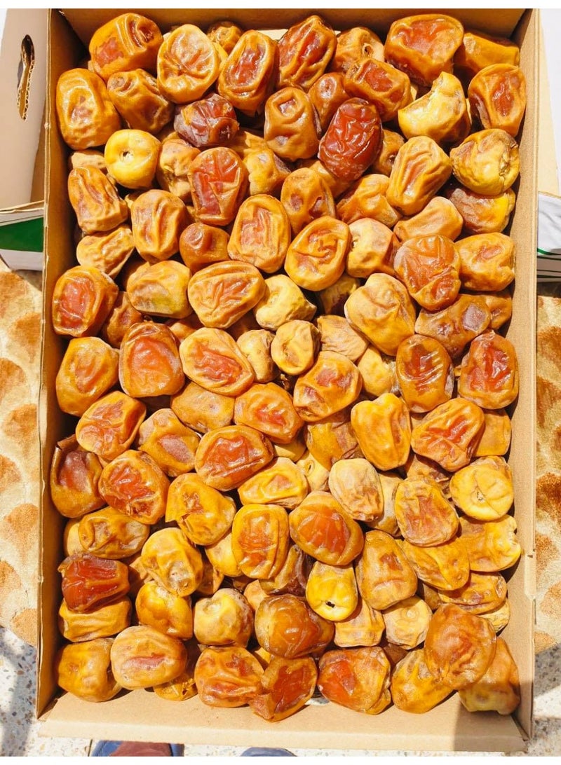 تمر القصيم - تمر رطب سكري - الوزن الصافي 900 جم داخل علبة بلاستيك - Image 3